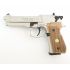 Пневматический пистолет Umarex Beretta M92 FS (никель, дерево)